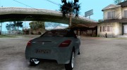 Peugeot RCZ 2011 для GTA San Andreas миниатюра 4