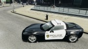 Chevrolet Corvette LCPD Pursuit Unit для GTA 4 миниатюра 2