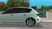 Mazda 3 for GTA Vice City miniature 11