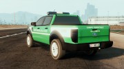 Ford Ranger (Italian Environmental Police) Corpo Forestale Dello Stato para GTA 5 miniatura 3