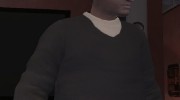 Blue V-Neck Sweater для GTA 4 миниатюра 1