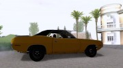 Plymouth Cuda Ragtop 70 v1.01 для GTA San Andreas миниатюра 5