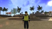 Сотрудник ДПС в зимней униформе v.3 для GTA San Andreas миниатюра 2
