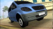 Mercedes-Benz Vito 2007 для GTA Vice City миниатюра 3