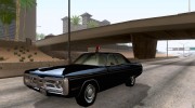 FL Plymouth Fury III Baker County Sheriff для GTA San Andreas миниатюра 4