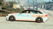 Audi RS4 Swiss - GE Police para GTA 5 miniatura 2