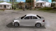BMW 135i Coupe Stock для GTA San Andreas миниатюра 2