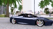 Ferrari 360 Spyder для GTA San Andreas миниатюра 5