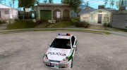Ford Focus Policija для GTA San Andreas миниатюра 1