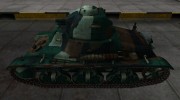 Французкий синеватый скин для Hotchkiss H35 для World Of Tanks миниатюра 2