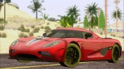 Koenigsegg Agera 2011 para GTA San Andreas miniatura 19