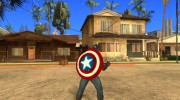 Captain America shield v1 para GTA San Andreas miniatura 1