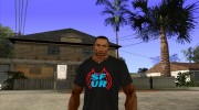 CJ в футболке (SFUR) для GTA San Andreas миниатюра 1