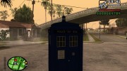 Тардис Одиннадцатого Доктора для GTA San Andreas миниатюра 2