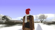 Skin GTA Online в маске и леопардовом костюме para GTA San Andreas miniatura 1
