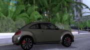 Volkswagen Beetle 2012 for GTA San Andreas miniature 2