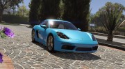 Porsche 718 Cayman S для GTA 5 миниатюра 6