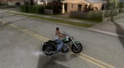 Harley Davidson FLSTF (Fat Boy) v2.0 Skin 1 для GTA San Andreas миниатюра 5