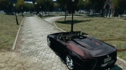 Lexus LF-A Roadster для GTA 4 миниатюра 3
