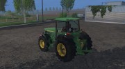John Deere 8300 для Farming Simulator 2015 миниатюра 4
