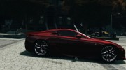 Lexus LFA v1.0 para GTA 4 miniatura 5