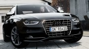 2013 Audi S4 Avant для GTA 4 миниатюра 9