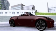 Nissan 350Z Cabrio для GTA San Andreas миниатюра 4