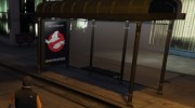 Ghostbusters Movie Poster Bus Station для GTA 5 миниатюра 3