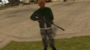 M4A1 из Call of duty 4: Modern Warfare для GTA San Andreas миниатюра 1