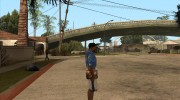 Синяя гавайская рубашка для GTA San Andreas миниатюра 4