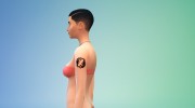Татуировки Western Zodiac Tattoos para Sims 4 miniatura 4