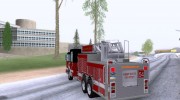 Pierce Tower Ladder 54 Chicago Fire Department для GTA San Andreas миниатюра 3
