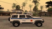 УАЗ Patriot Полиция v1 para GTA San Andreas miniatura 8