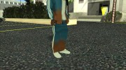 Adidas Suit Pants Orange blue for GTA San Andreas miniature 1