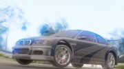 BMW M3 GTR для GTA San Andreas миниатюра 6