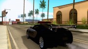 Вugatti Veyron (cop version) для GTA San Andreas миниатюра 3