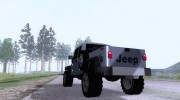 Jeep Gladiator para GTA San Andreas miniatura 3