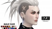 IKAS - Hair style для Sims 4 миниатюра 4
