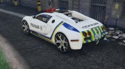 Ukrainian Police Bugatti Veyron для GTA 5 миниатюра 2
