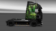 Скин для Volvo FH 2012 Reptile para Euro Truck Simulator 2 miniatura 4