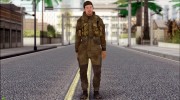 Боец ВС РФ в камуфляже Горка para GTA San Andreas miniatura 2