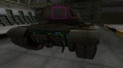 Контурные зоны пробития T110E5 для World Of Tanks миниатюра 4