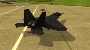 YF-22 Black para GTA San Andreas miniatura 3