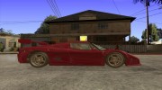 Ferrari F50 GT (v1.0.0) для GTA San Andreas миниатюра 5