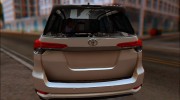 Toyota Fortuner 2017 для GTA San Andreas миниатюра 4