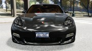Porsche Panamera Turbo 2010 (black edition) для GTA 4 миниатюра 6