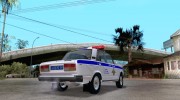 Ваз 2107 ДПС Полиция Жигули для GTA San Andreas миниатюра 4
