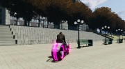 Мотоцикл из Трон (розовый неон) для GTA 4 миниатюра 4