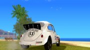 Volkswagen Beetle Herby для GTA San Andreas миниатюра 4