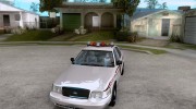 Ford Crown Victoria North Dakota Police для GTA San Andreas миниатюра 1